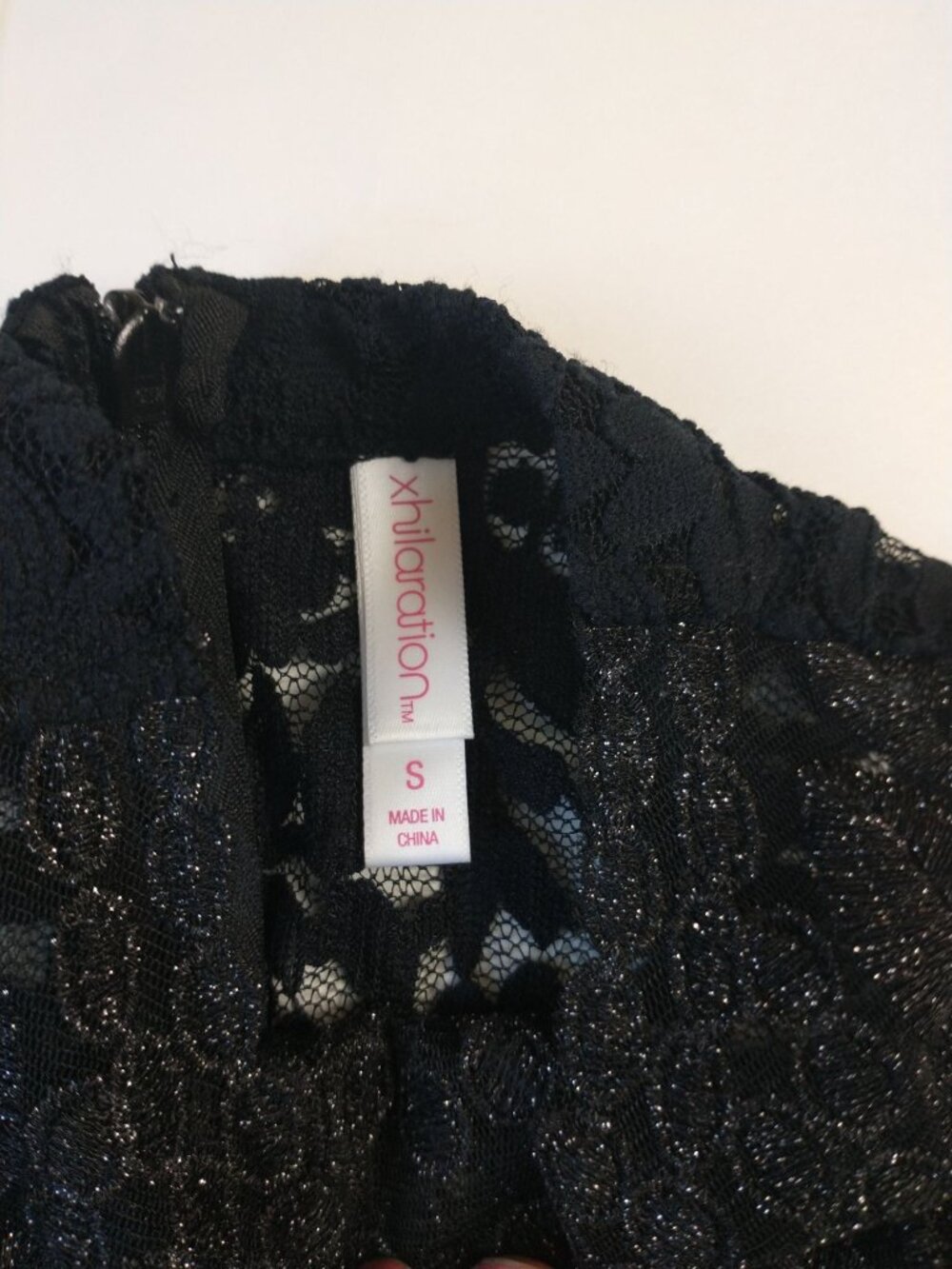 Black Lace A Line Ballerina Core Cocktail Dress Size Small - Picture 12 of 12